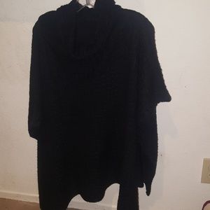 Knit Poncho Sweater